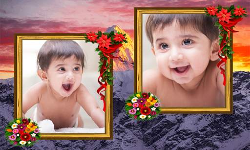 Beautiful Garden Double Photo Frame Application screenshot 5