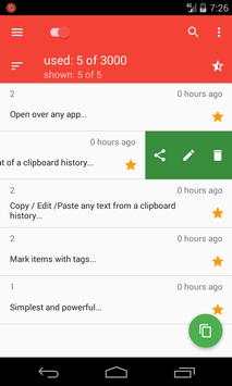 Clipboard Manager, Notes, use Clipto Pro screenshot 3