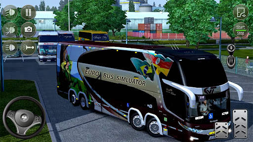 Euro Bus Simulator: เกมรถบัส screenshot 2