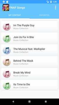 FNAF 123456 Songs New screenshot 2