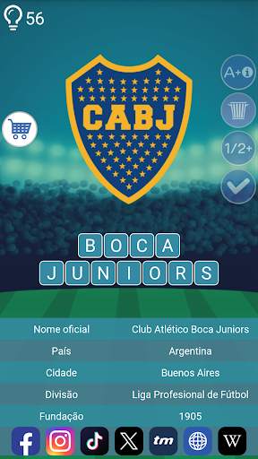 Clubes de Futebol Logo Quiz screenshot 10