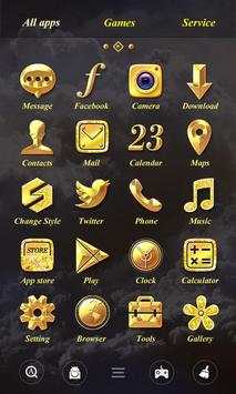 Golden Dream GO Launcher Theme screenshot 4