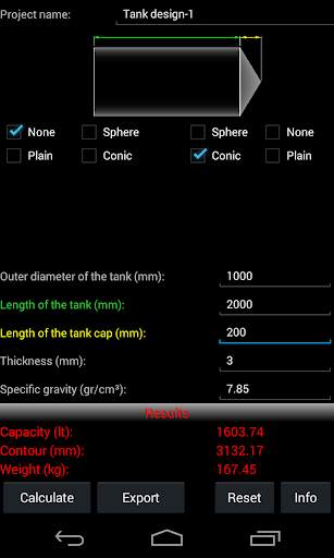 Tank Calculator Free screenshot 4