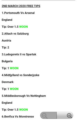 20  Daily Betting Odds screenshot 4