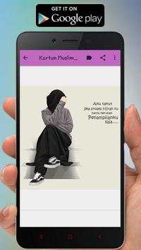 Kartun Muslimah Status WA screenshot 4