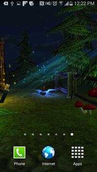3D Magic Forest live Wallpaper screenshot 3