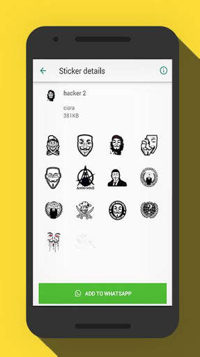 WA Stickers Anonymous Hacker for Wastickerapp screenshot 3