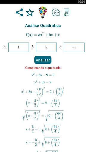 Análise Quadrática screenshot 6