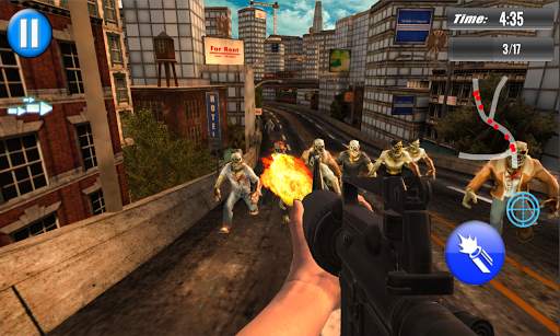 Knife Zombie Stunt Gangster Attack screenshot 2