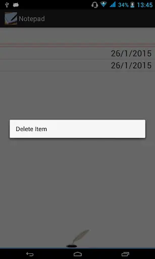 Notepad screenshot 3