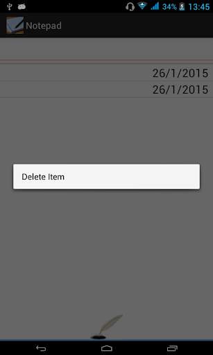 Notepad screenshot 3