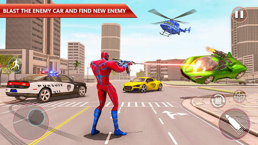 Police Robot Rope Hero Game 3d 4 تصوير الشاشة
