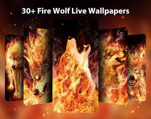 Fire Wolf Live Wallpaper & Launcher Themes screenshot 3