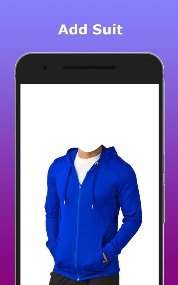 Man Sweatshirt Photo Montage screenshot 1