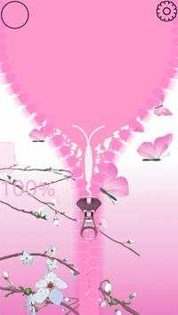Butterfly Zipper Lock Screen screenshot 5
