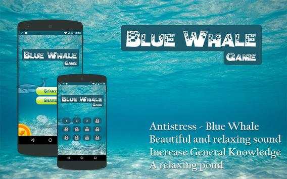 Antistress Blue Whale Game 2018 screenshot 1