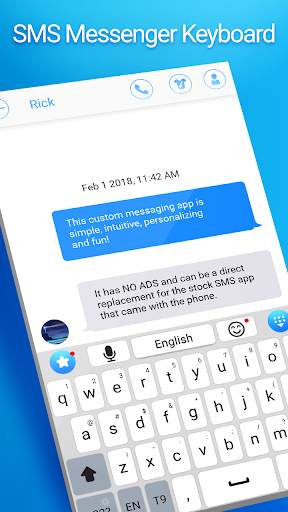 Latest keyboard and messenger SMS 2021 theme screenshot 1