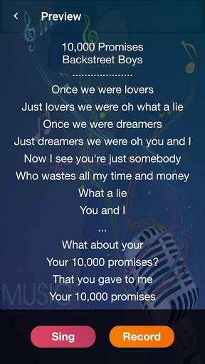 Sing Karaoke Lyrics Offline screenshot 2