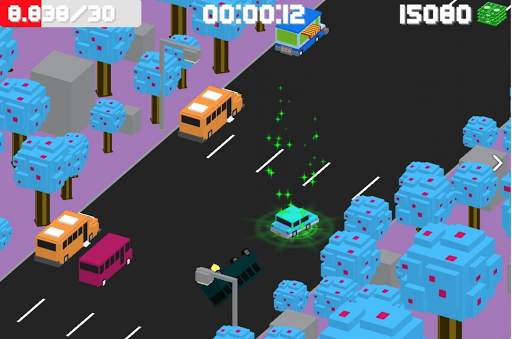 Blocky highway racing screenshot 3