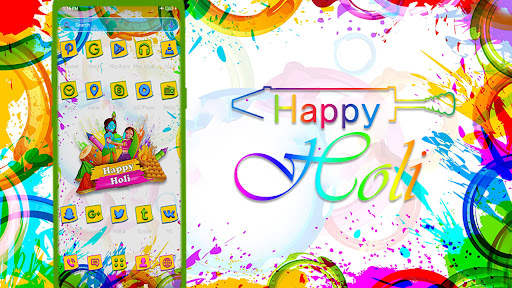 Happy Holi Launcher Theme screenshot 4