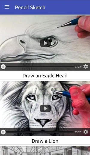 Pencil Sketch - Videos screenshot 1