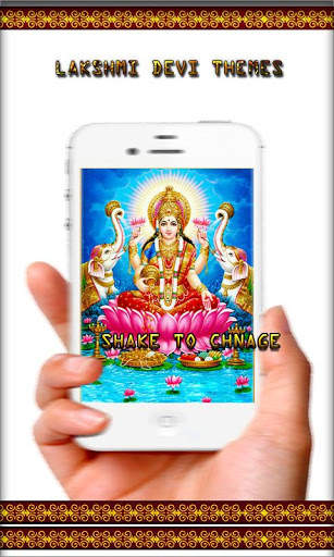 Lakshmi Devi LWP - Shake to Change Theme,Greetings screenshot 1