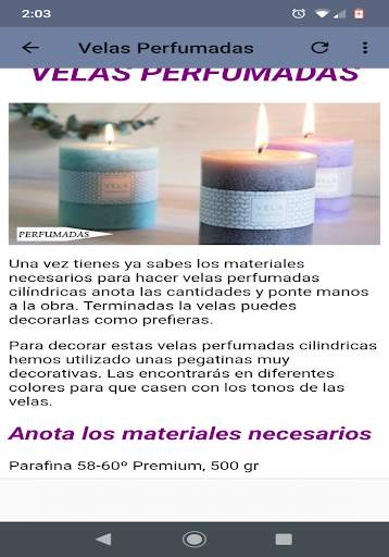 Velas Aromáticas screenshot 8