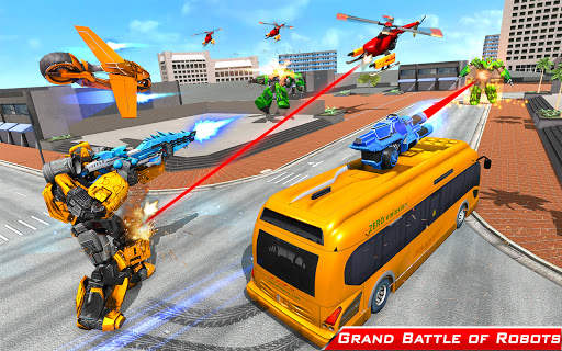 Bus Robot Transforming Game - Gorilla Robot Game screenshot 5