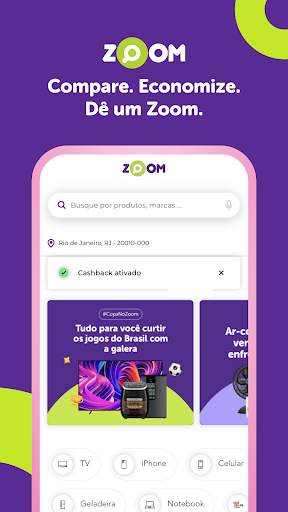 Zoom: Cashback e Menor Preço screenshot 1