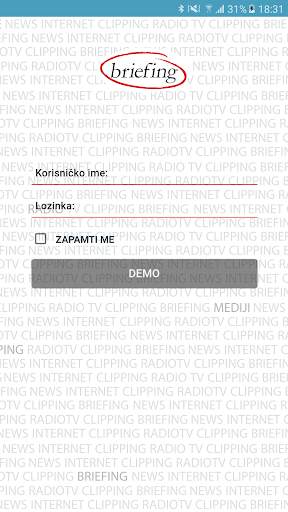 Briefing Mediji screenshot 1