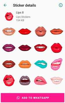 Lips Stickers screenshot 6