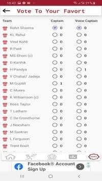 Playing11 Team11 screenshot 6