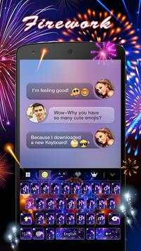 Keyboard Boto : Fire Work screenshot 1