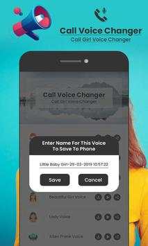 Call Voice Changer - Call Girl Voice Changer screenshot 7