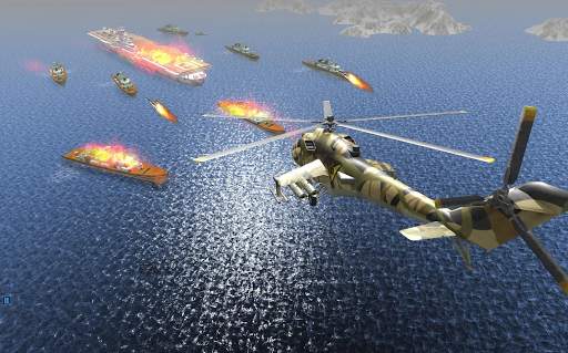 Helicopter Simulator Gunship: 3D Battle Air Attack screenshot 1
