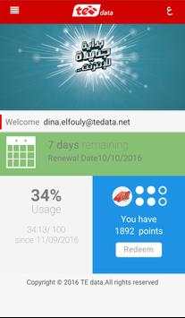 My TEData screenshot 2