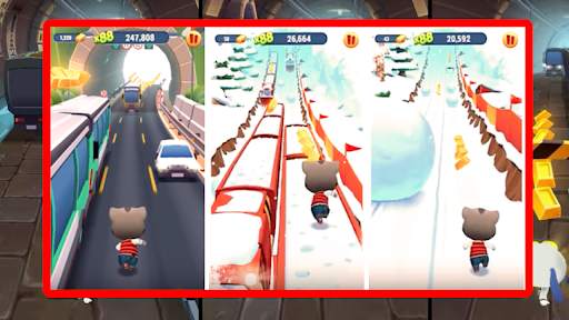 Tricks Talking Tom Sponge Gold Run screenshot 1