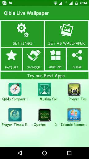 Qibla Compass Live Wallpaper screenshot 4