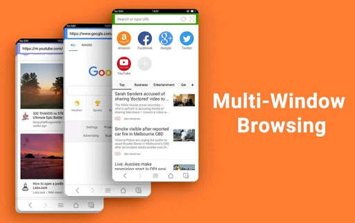 Tezz browser screenshot 1