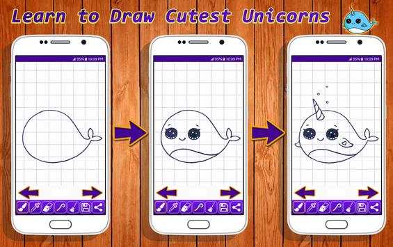 Learn to Draw Cutest Unicorns screenshot 6