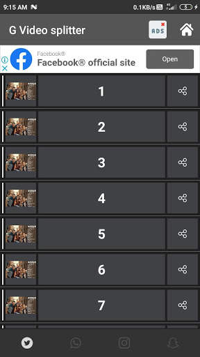 G Video splitter screenshot 1