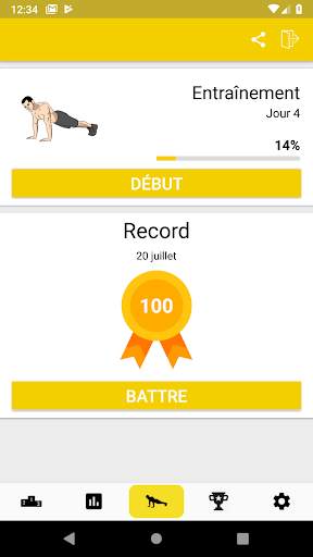 Pompes - 21 Jours Fitness Challenge screenshot 1