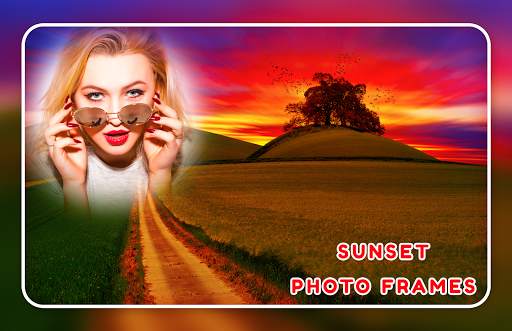 Sunset Photo Frames स्क्रीनशॉट 1
