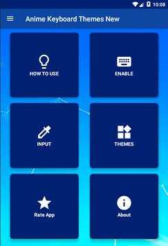 Anime Keyboard Themes New 4 تصوير الشاشة