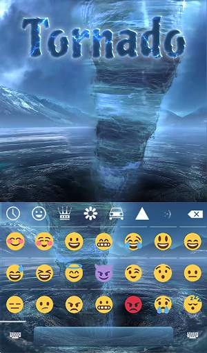 Tornado Animated Keyboard   Live Wallpaper 4 تصوير الشاشة