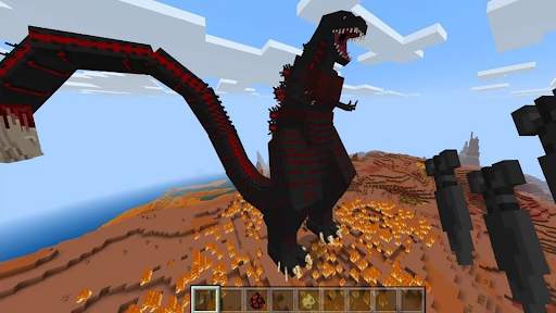 Godzilla minecraft screenshot 5