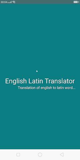 English Latin Translator скриншот 1