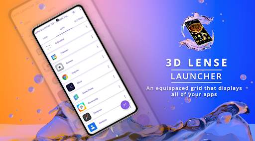 Lens Launcher 3D - Bubble Fisheye 3D Launcher screenshot 4