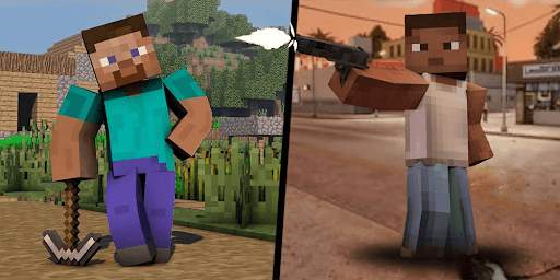 Theft Crafts Auto for GTA Mcpe screenshot 2