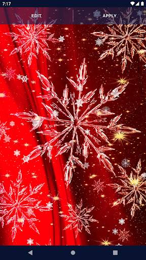 Winter Snow Stars Wallpaper screenshot 5